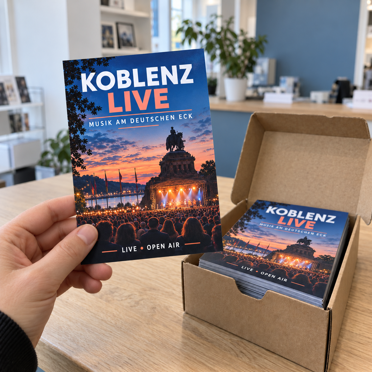 Flyer im Digitaldruck