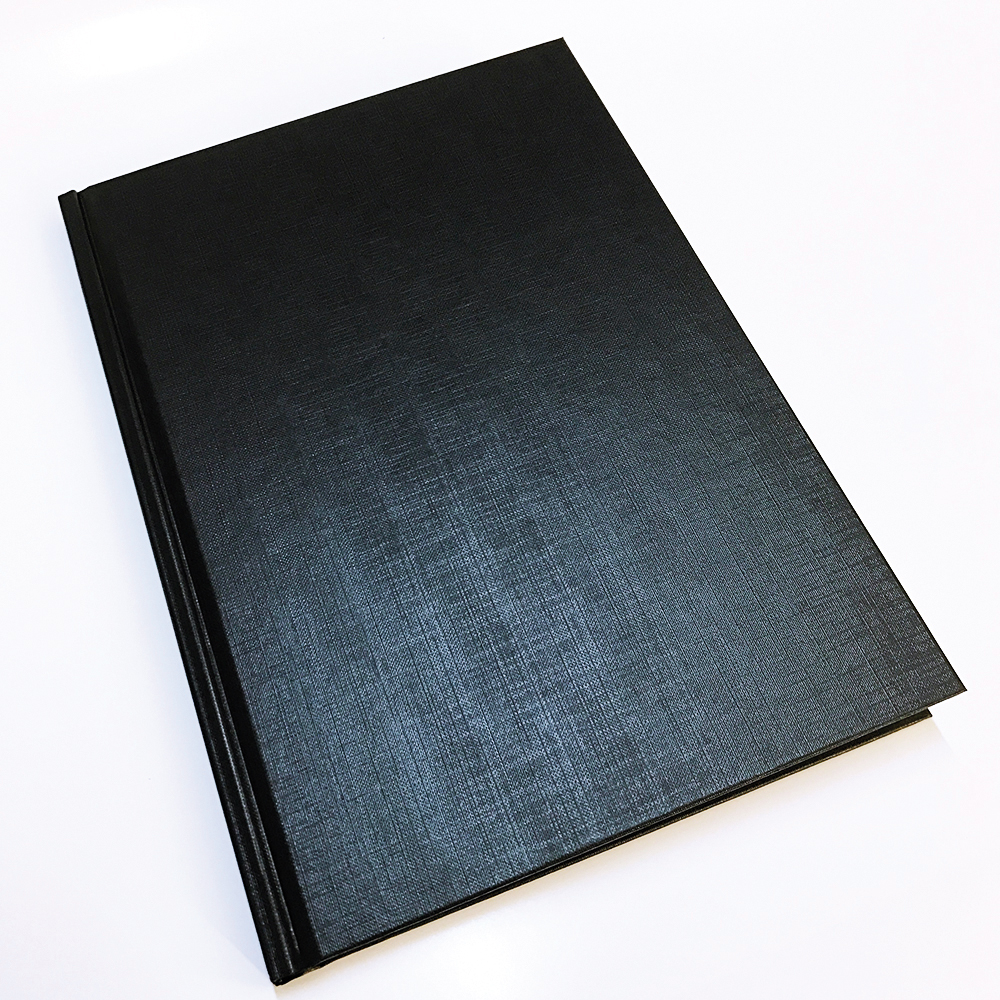 Schwarze Hardcover-Klemmbindung
